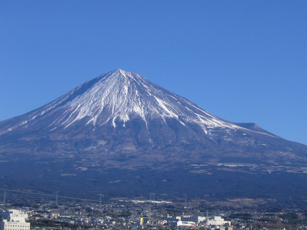 富士山の壁紙 1月